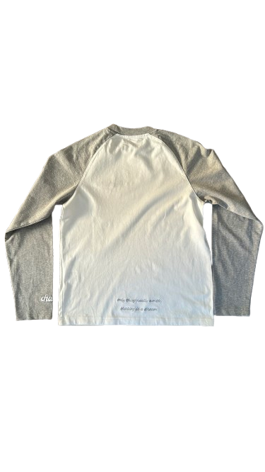 chaiser. White/Grey Longsleeve