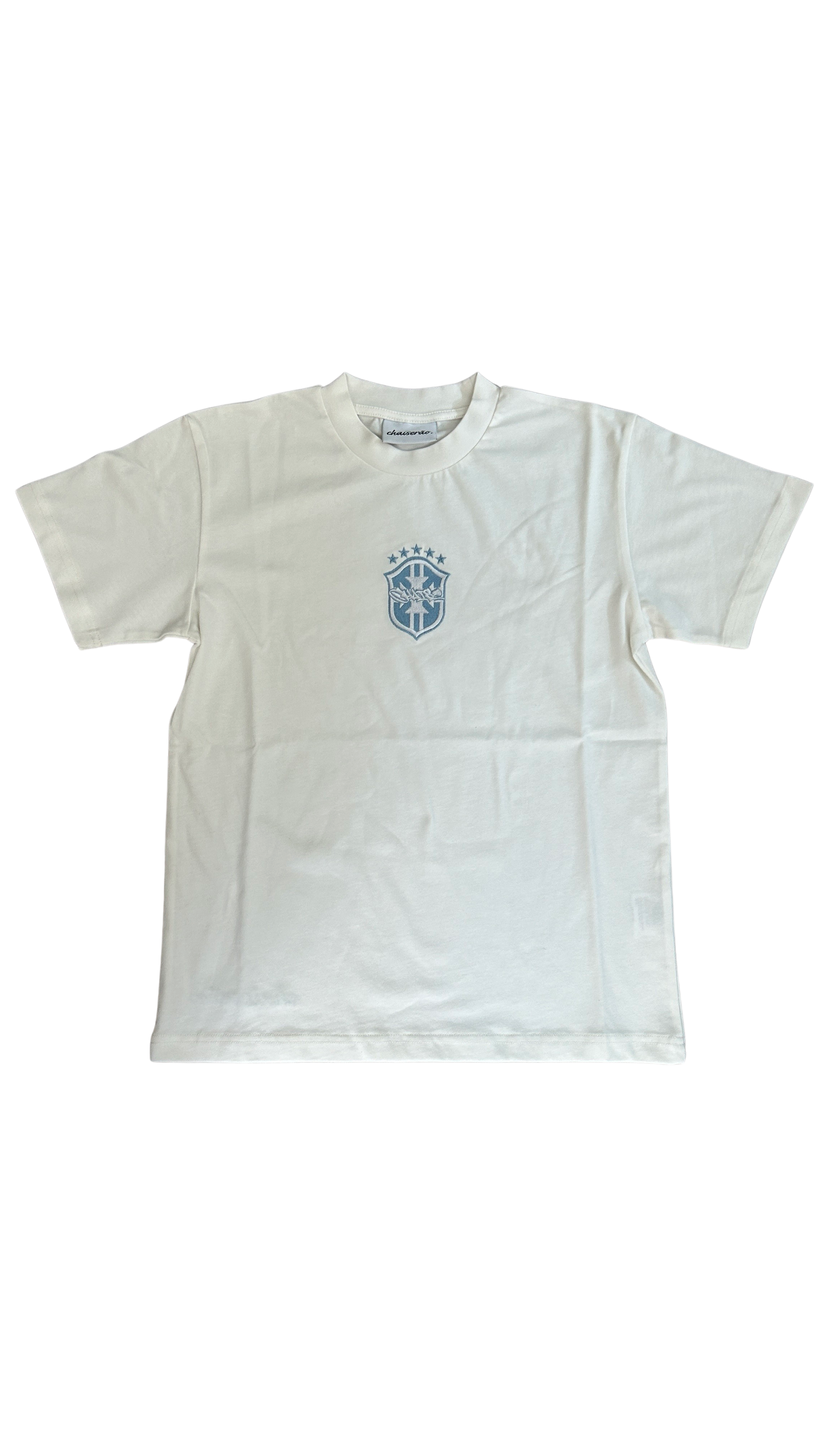 white/blue chaiserão. T-Shirt