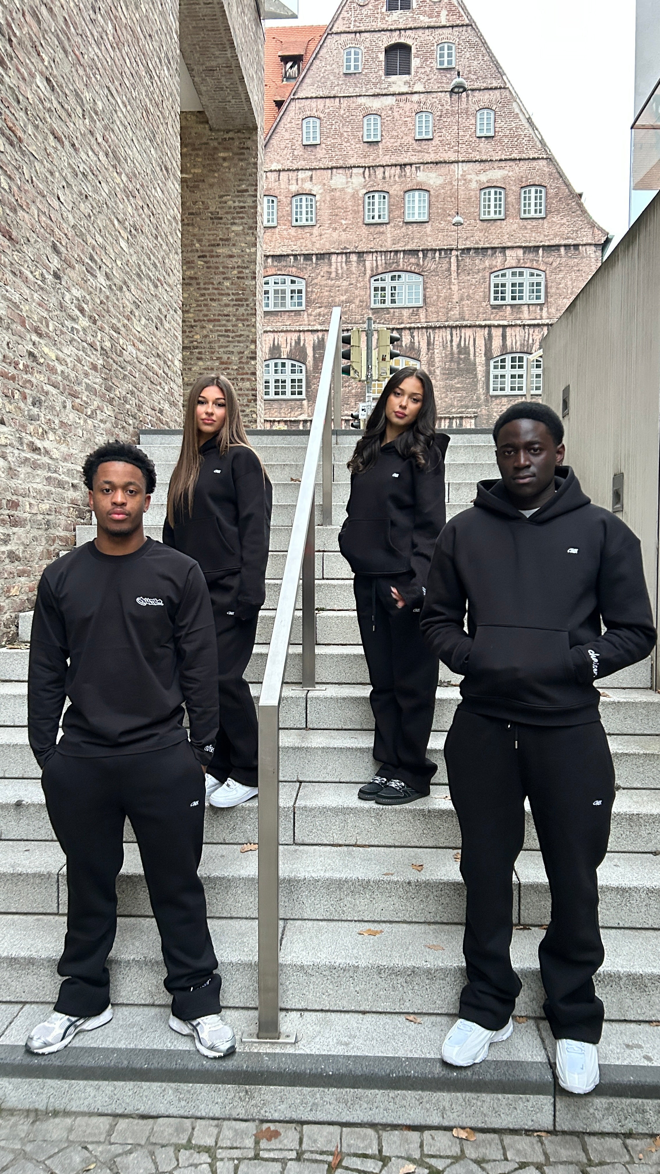 black chaise longsleeve